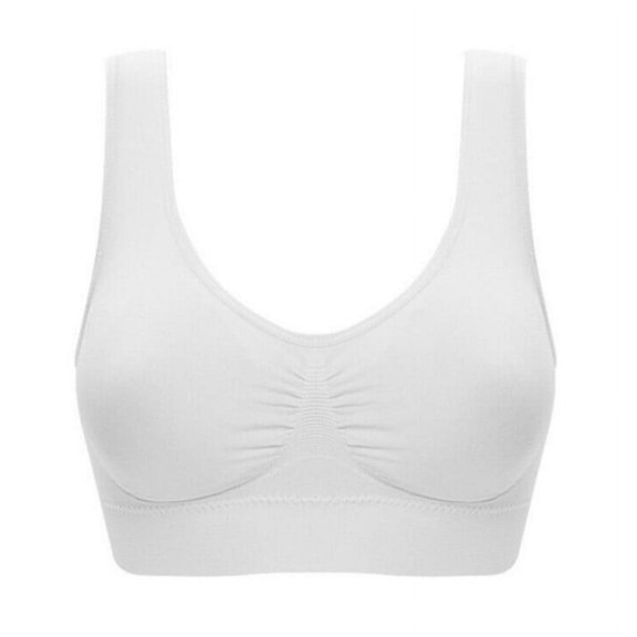 Otvok Womens Comfortable Seamless Bras Body Shaping Wireless Bra Shockproof Seamless Underwear