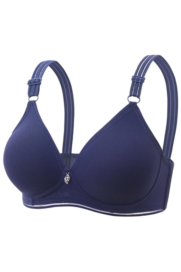 Womens Low Back Bras-Invisible Backless Bra-Seamless Secret Plunge Bra No Show Bra Multiway Low-Cut Deep-V Halter Bra