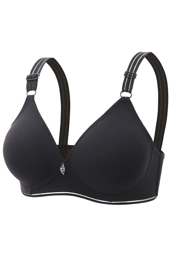 Womens Low Back Bras-Invisible Backless Bra-Seamless Secret Plunge Bra No Show Bra Multiway Low-Cut Deep-V Halter Bra