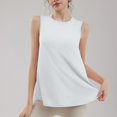 thumbnail image 1 of Otvok Womens New Casual Solid Color Sleeveless Loose Outside Wearing Smock Top, 1 of 6
