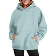 thumbnail image 1 of Otvok Womens Oversized Hoodies Fleece Sweatshirts Long Sleeve Pullover with Pocket Fall Winter, 1 of 6
