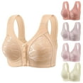 thumbnail image 1 of Otvok Womens Plus Size Bras with Side Folding Beautiful Back Bra Adjustable Shoulder Straps, 1 of 6