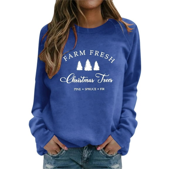 Otvok Womens Sexy Shirts Round Neck Long Sleeve Tops Regular Blouse