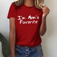thumbnail image 1 of Otvok Womens Short Sleeve Tops Casual Solid Color Ladies Summer Blouses Dressy Plus Size T-Shirts, 1 of 6