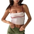 thumbnail image 1 of Otvok Womens Sleeveless High Neck Crop Workout Cute Racerback Cropped Tank Teen Girls, 1 of 6