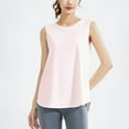 thumbnail image 1 of Otvok Womens Sleeveless Vest Casual Round Neck Solid Color Loose and Comfortable Tank Top, 1 of 6