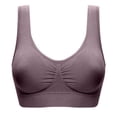 thumbnail image 1 of Otvok Womens Sports Bras,Yoga Comfort Seamless Stretchy Sports Bra for Women Solid Tank Tops Wirefree Full Back Coverage Bras All Day Comfort, 1 of 5
