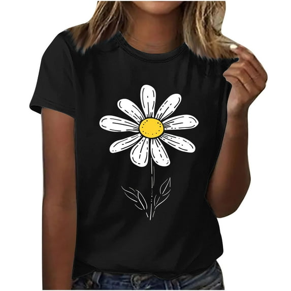 Otvok Womens T-Shirts St. Patrick's Day Short Sleeve Summer Tops Cute O-Neck Casual Pullover Blouses