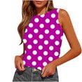 thumbnail image 1 of Otvok Womens Tank Summer Sleeveless Slim Fitted Blouse Side Ruched Basic Tees Shirts, 1 of 6