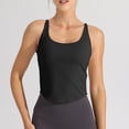 thumbnail image 1 of Otvok Womens Yoga Tank Top Solid Color with Chest Pad Sports Underwear Bra Camisole Top, 1 of 6