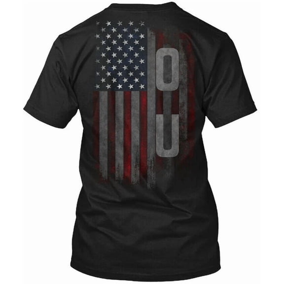 Ou Family American Flag T-Shirt