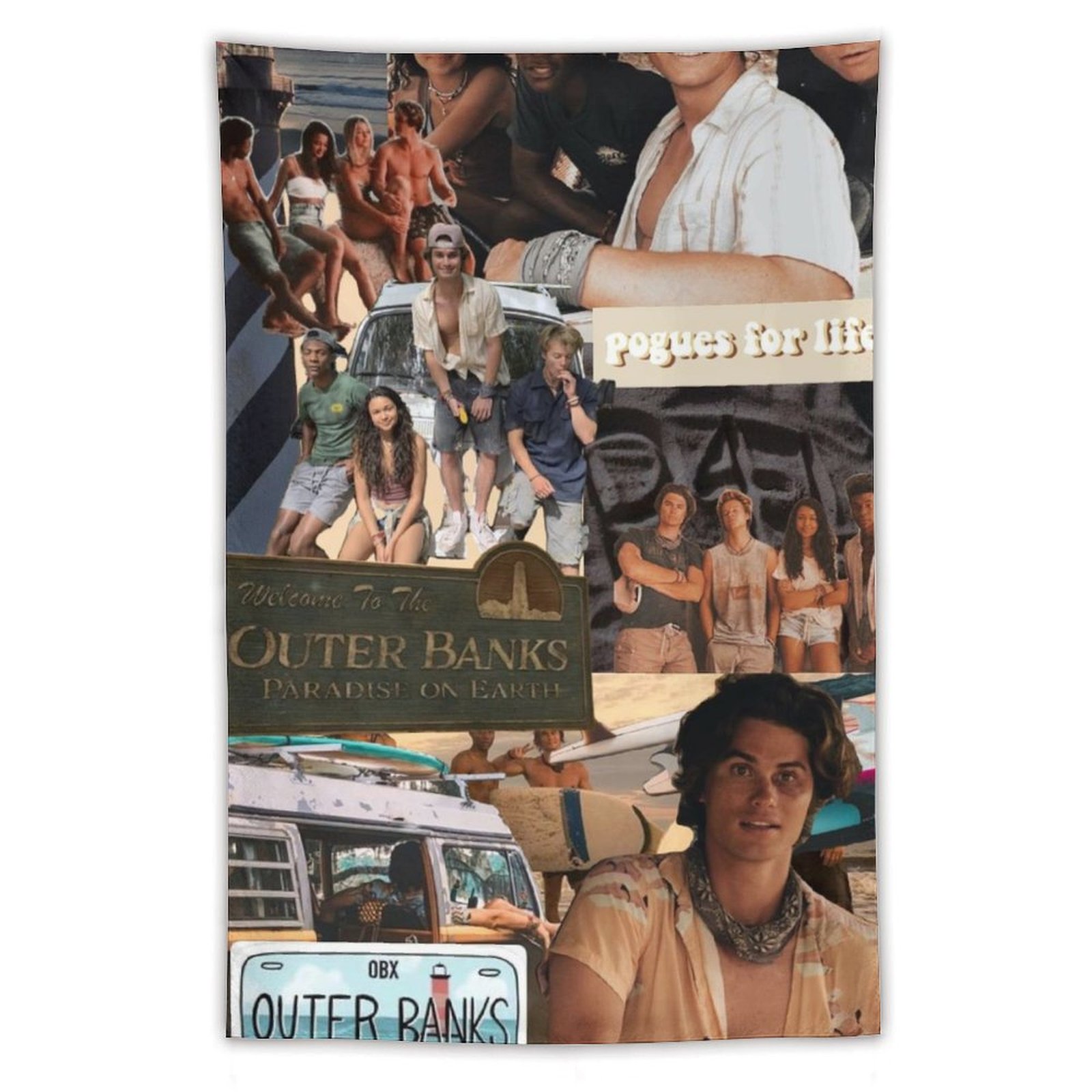 Outer Banks North Carolina Tapestries in Various Sizes for Fans