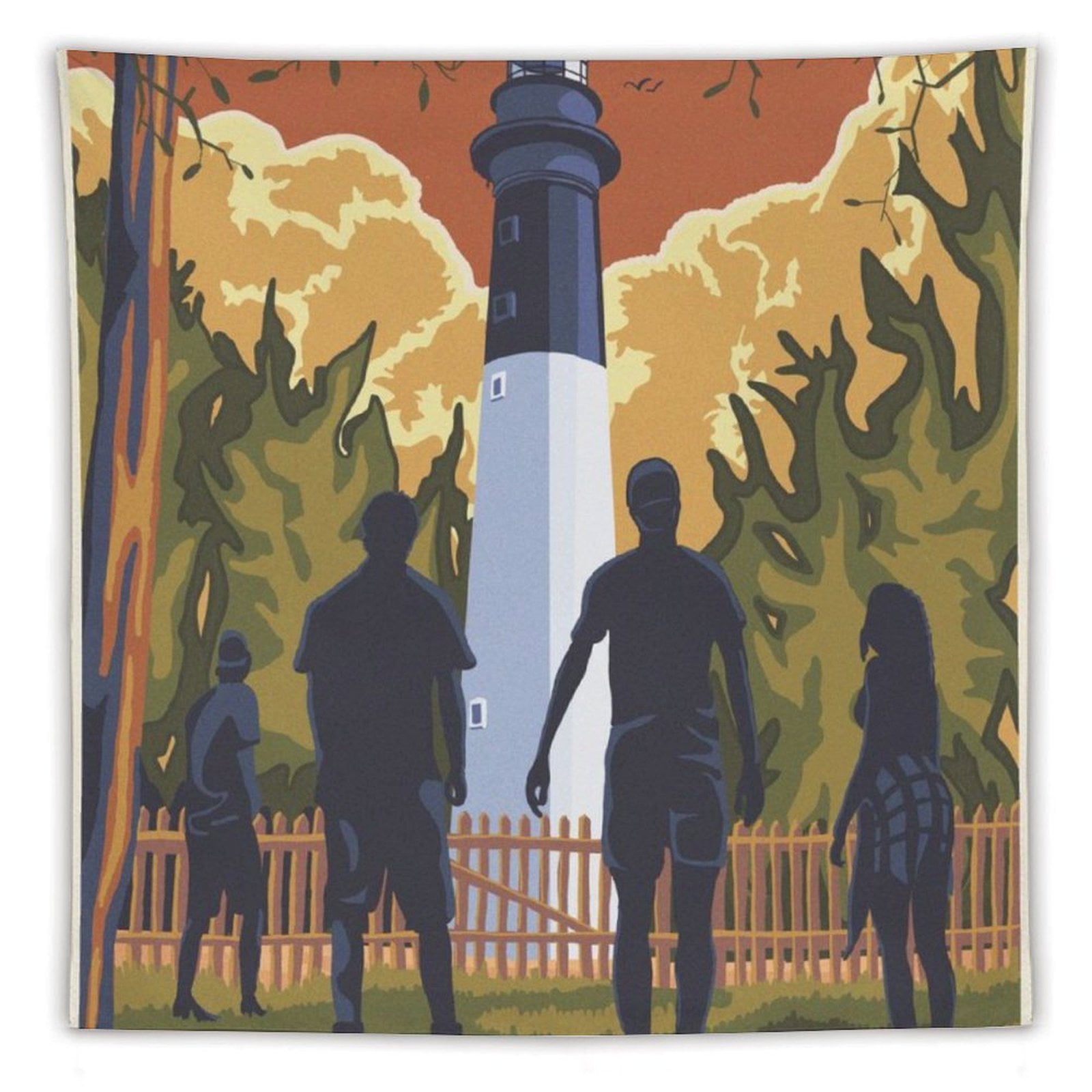 Outer Banks North Carolina Tapestries in Various Sizes for Fans