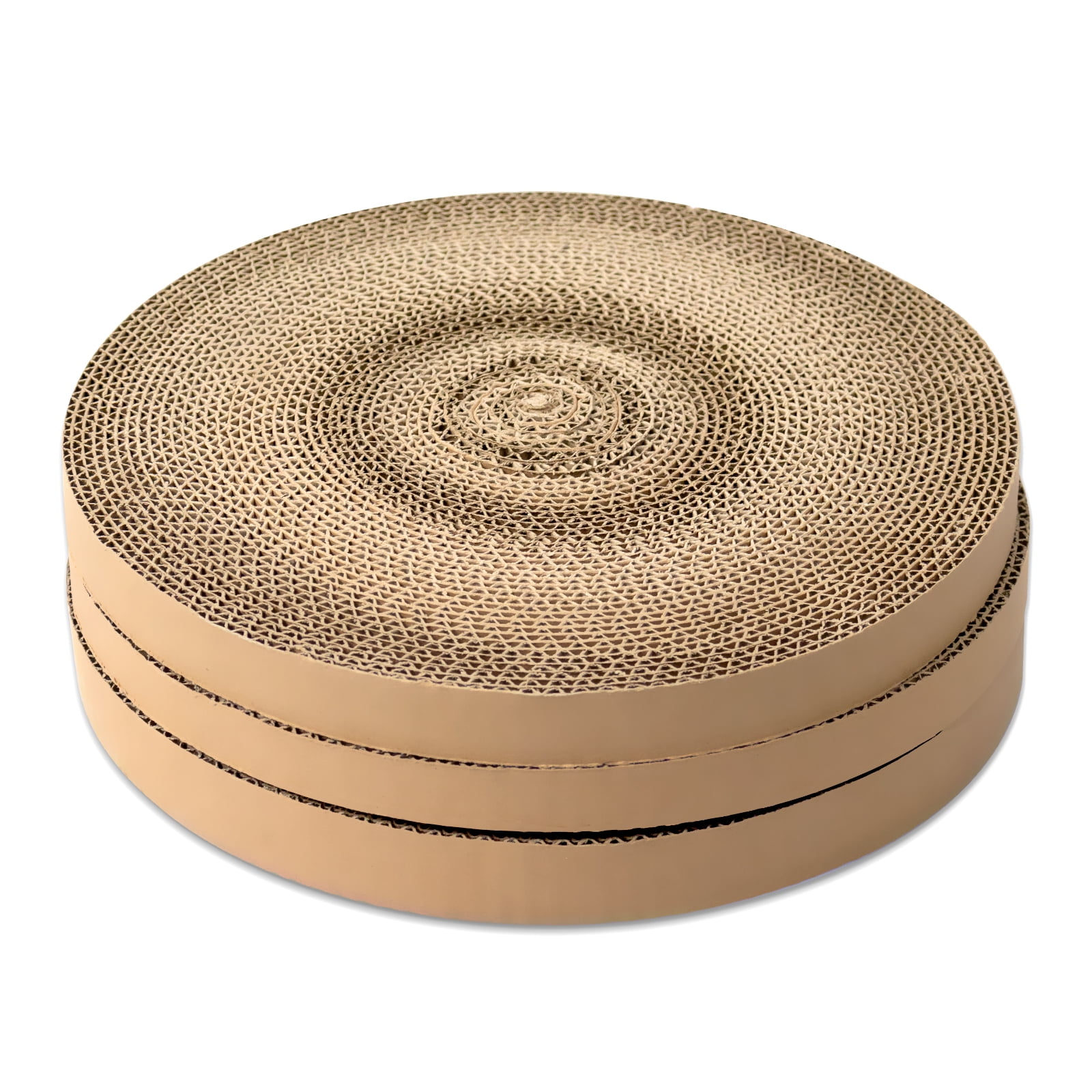 OuMuaMua Cat Scratcher Cardboard, Round Durable Cat Scratch Bowl Lounge