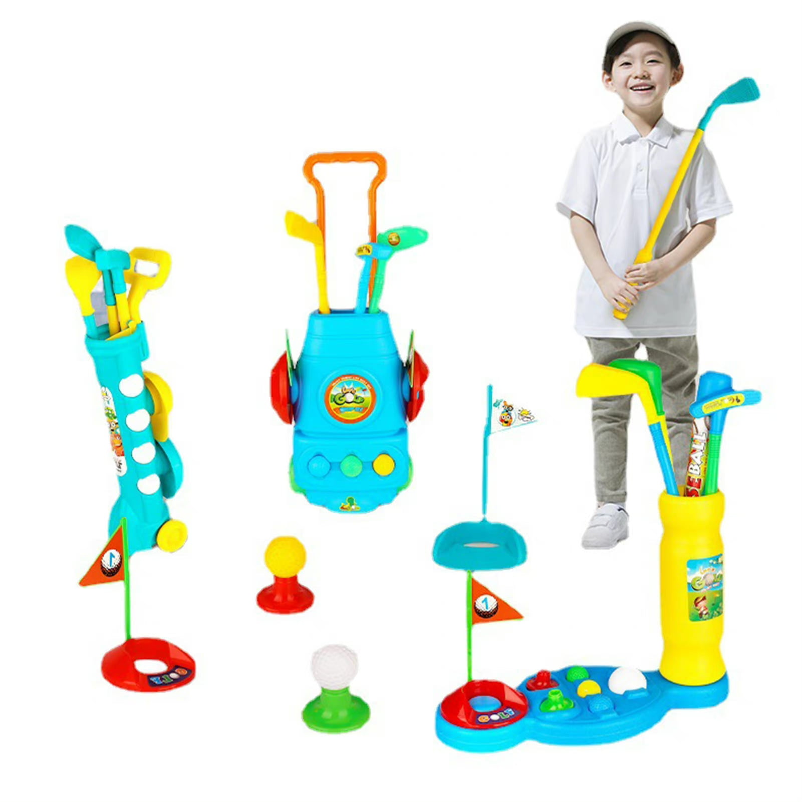 Oubit Toddler Golf Set Kids Golf Clubs Toys for 2 3 4 5 Year Old Boys