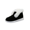 thumbnail image 1 of Oucaili Women Ankle Boots Slip On Comfortable Winter Warm Anti Skid Flats Casual Shoes, 1 of 6