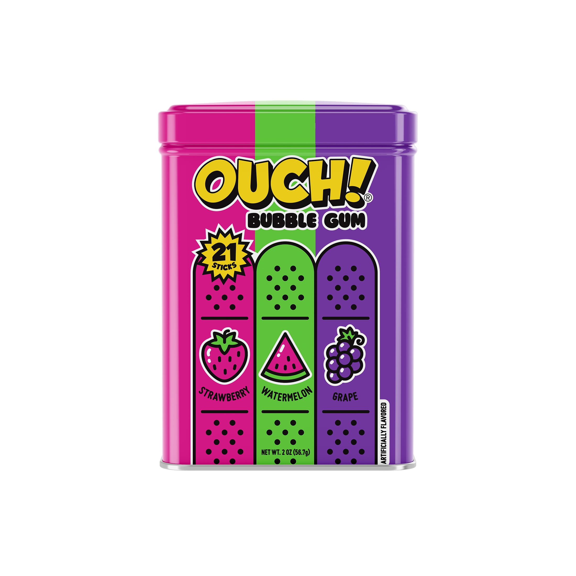 Ouch! Bubble Gum, 2 oz