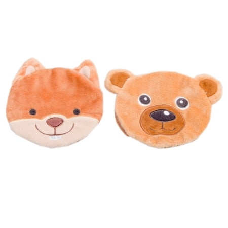Ouchies Reusable Chipmunk & Bear Plush Ice Pack 2/Pack