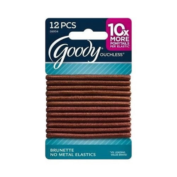 Ouchless Elastc Brunette 12ct