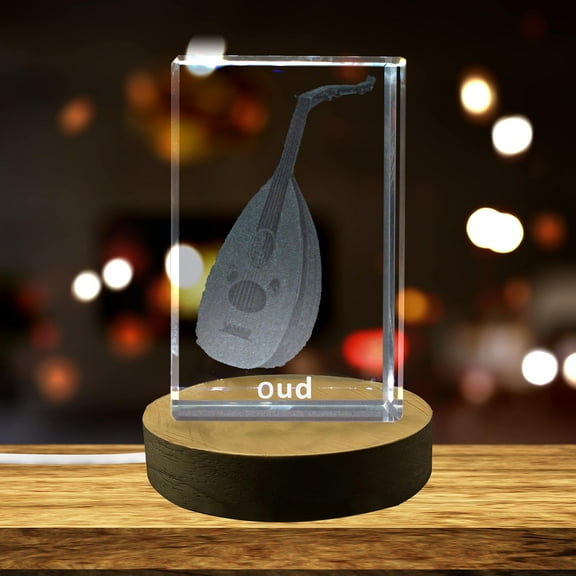 Oud 3D Engraved Crystal 3D Engraved Crystal Keepsake/Gift/Decor/Collectible/Souvenir