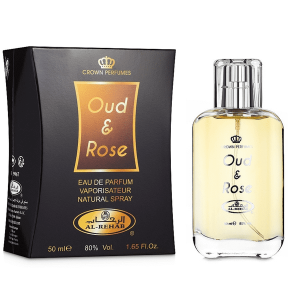 Oud & Rose - Al-Rehab Eau De Natural Perfume Spray- 50 ml (1.65 fl. oz)