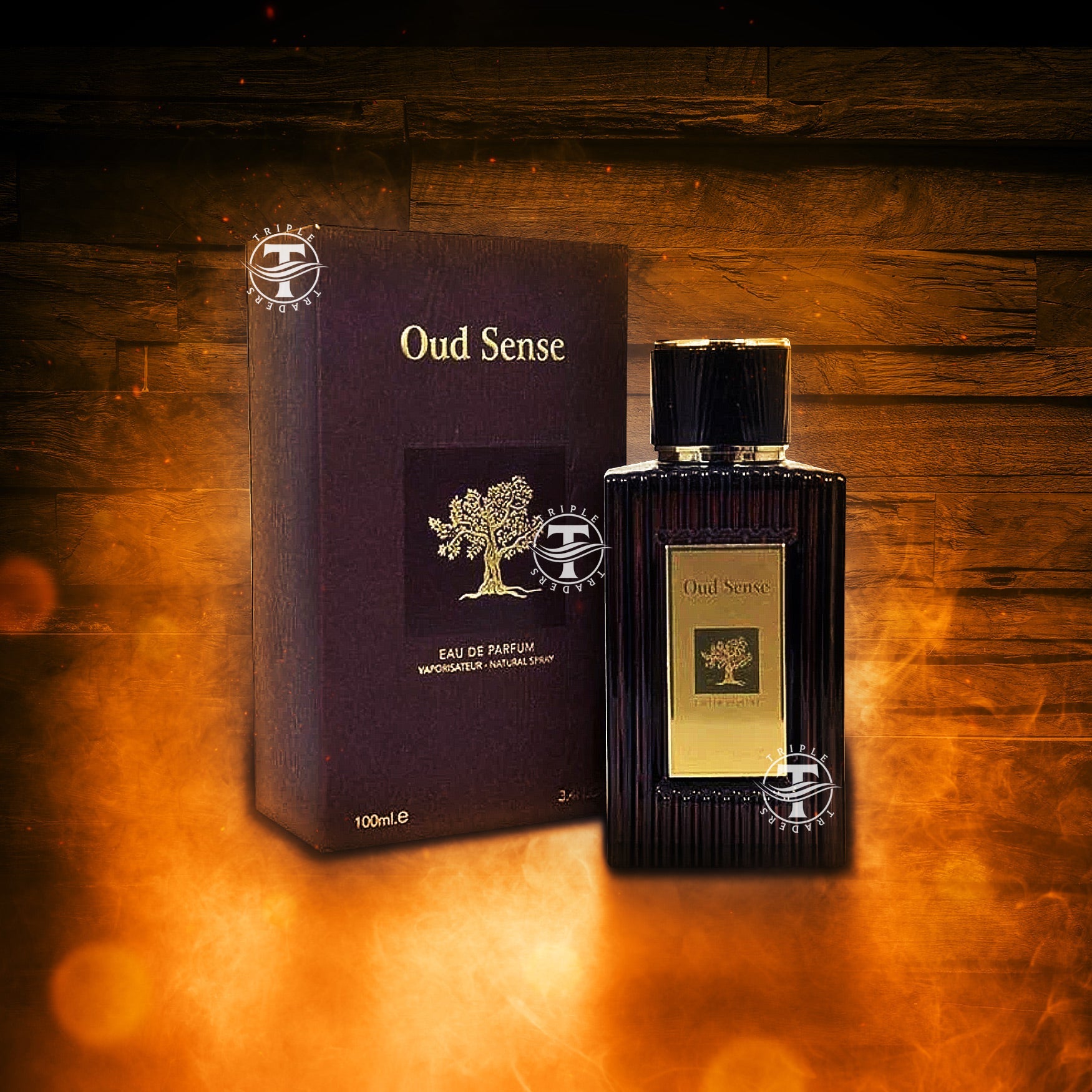 Oud Sense Eau De Parfum By Fragrance World 100ml 3.4 fl oz