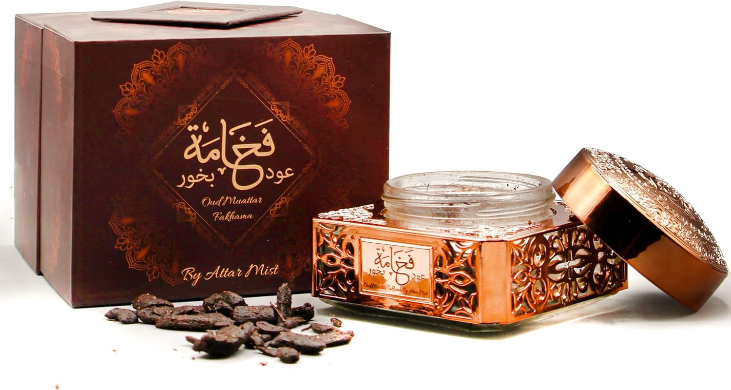 AM Oud Wood Incense Charcoal Chips - Agarwood | Oudh Bakhoor Fakhama | Arabian Oud Sticks | Inciensos Aromaticos para La Casa | Long Lasting Fragrance | Use for Meditation and Relaxation - 40gm