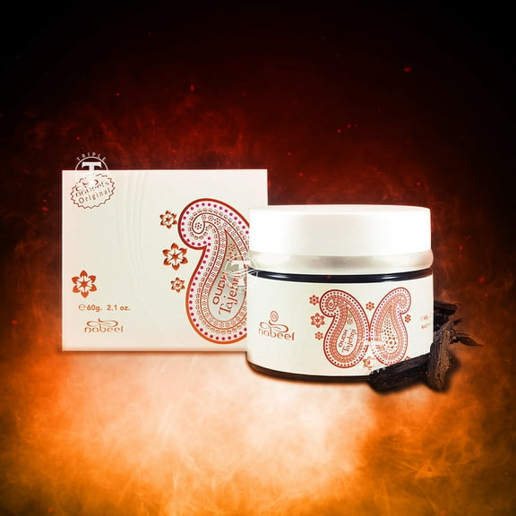 Oudh Tajebni Incense Bakhoor Wood Chips 60 gms by Nabeel