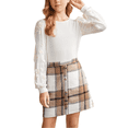 thumbnail image 1 of Oudiya Casual Fall Outfits for Girls Corduroy Skirt and Long Sleeve Rib Knit Shirt Trendy 2-Piece Set, 1 of 7