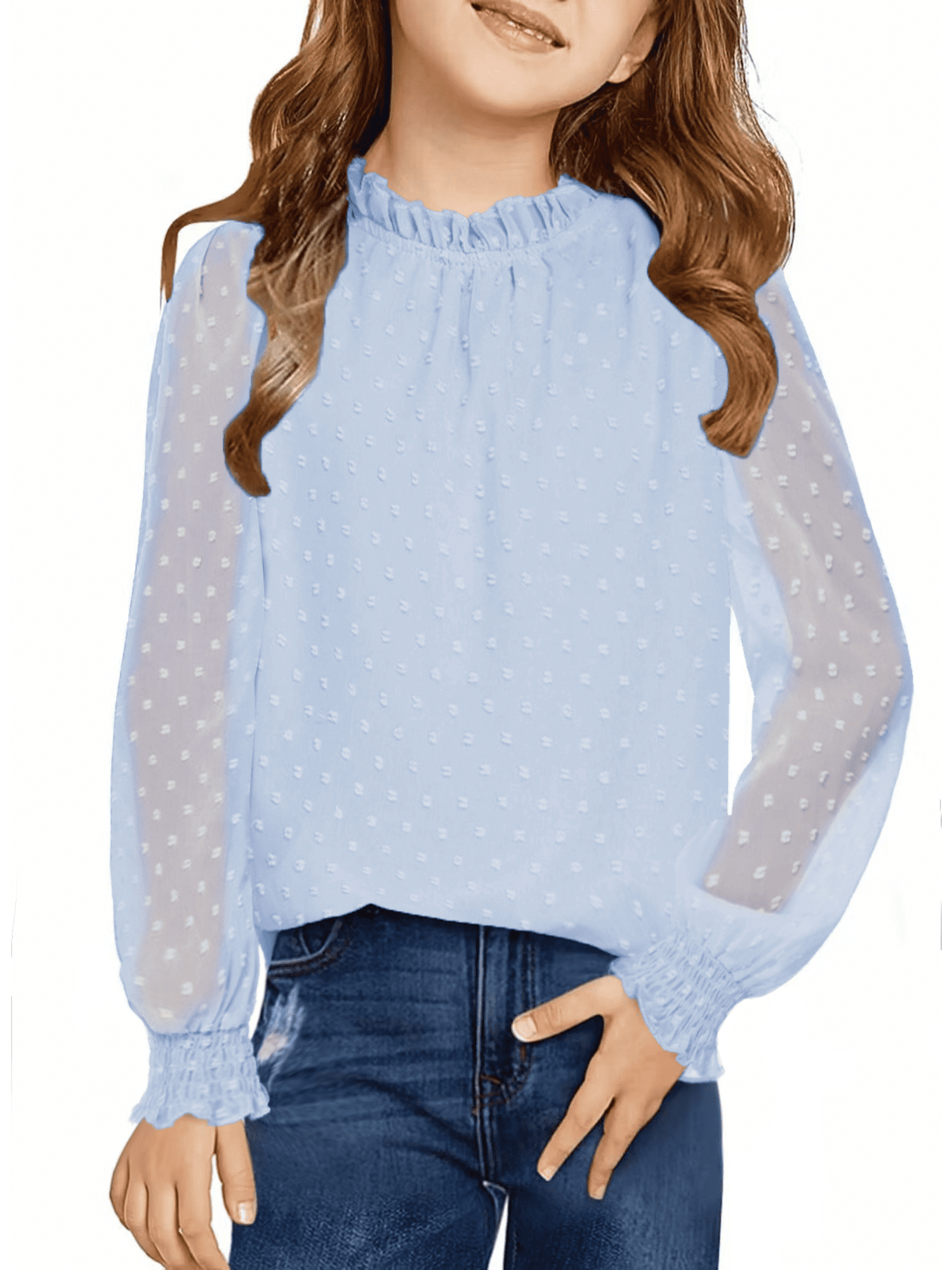 Oudiya-Girls-Long-Sleeve-Blue-