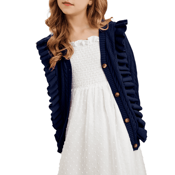 Navy girls school cardigan online
