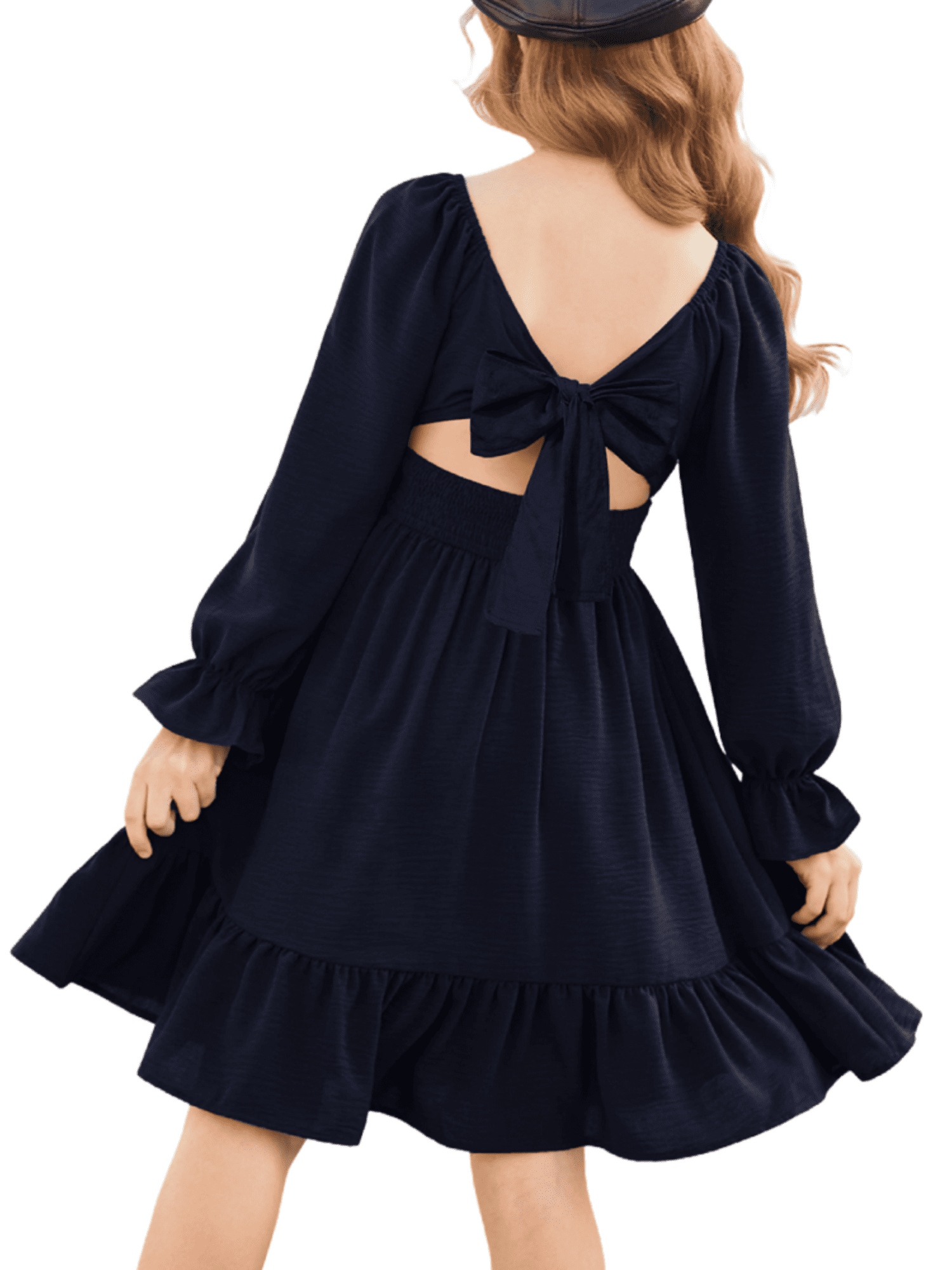 KIDS TIE SHOULDER MIDI DRESS 4-10 FAIRY GANG main image 1