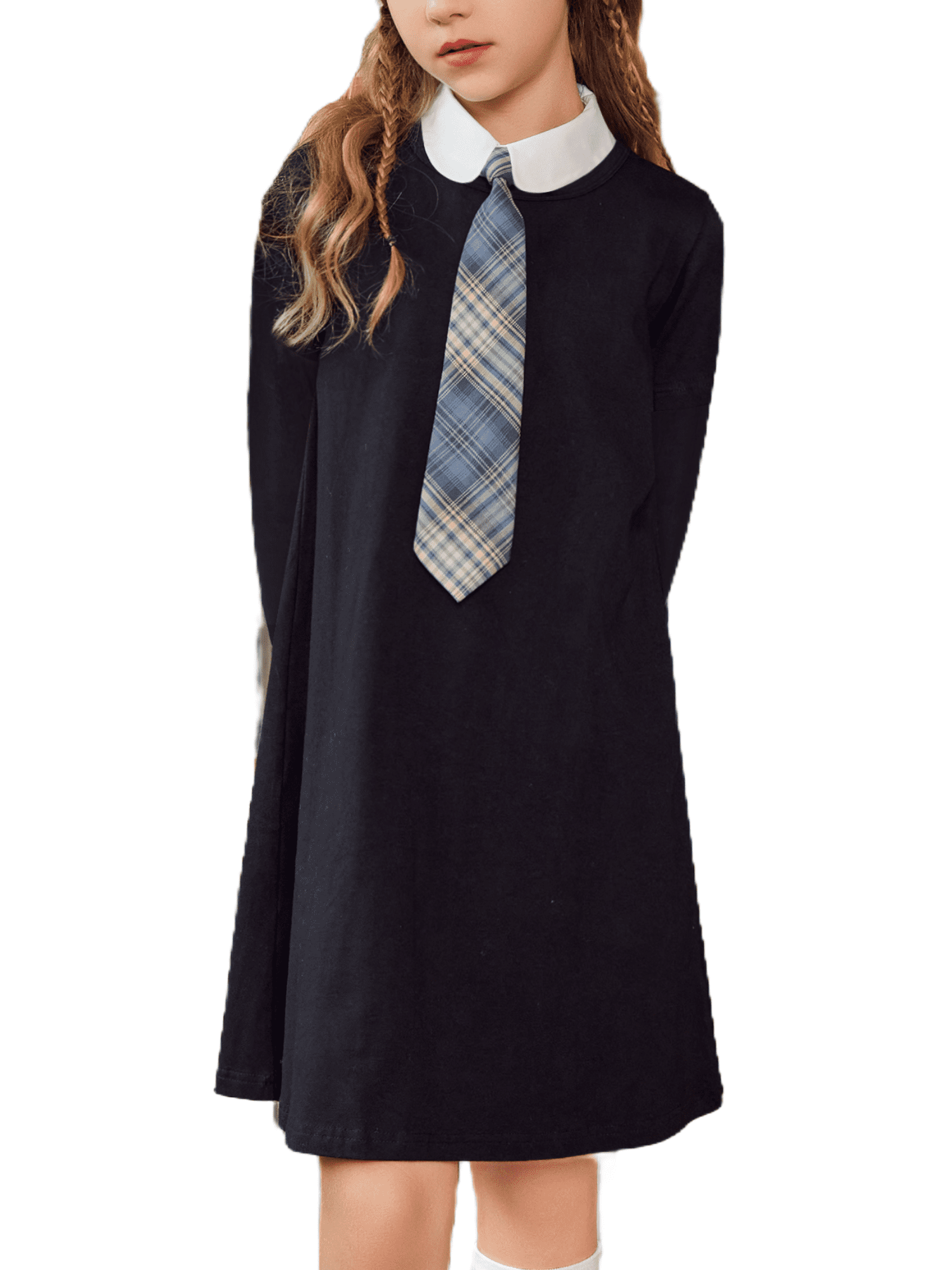 chinese dress ladies Allegra K 1940s Dress for Women's Vintage Puff Sleeve Peter Pan Collar  Dresses X-Small Black at Amazon Women's Clothing store