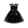 thumbnail image 1 of Oudiya Toddler Girls Tutu Dress Summer Contrast Mesh Party Dresses Cute Princess Tulle Sundress with Belt 2-8Y, 1 of 6
