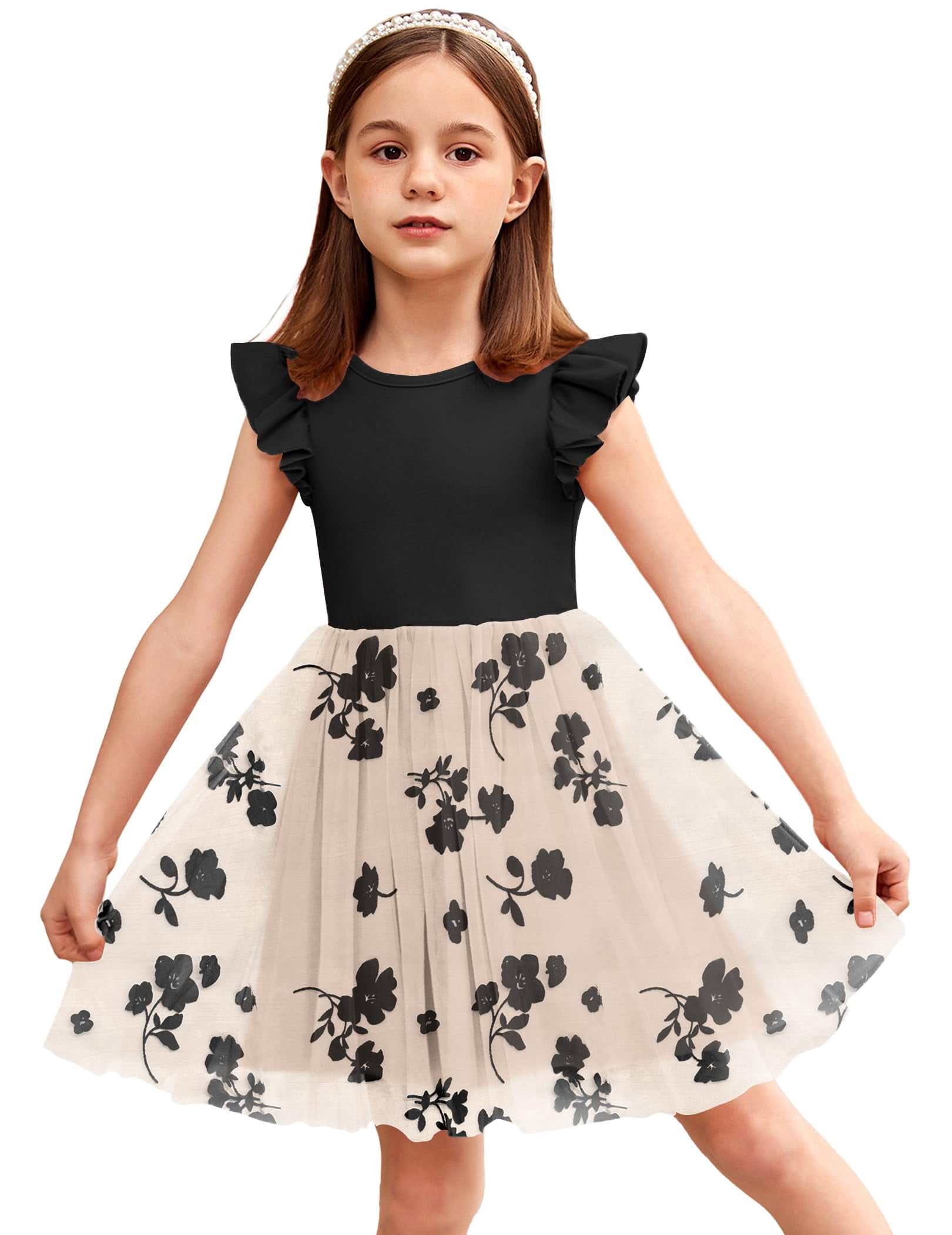 Oudiya Toddler Girls Tutu Fairy Dress Fluffy Ruffle Sleeve Dresses Summer Casual Tulle Party Sundress for Kids 3T-4T - Walmart.com Oudiya Toddler Girls Tutu Fairy Dress Fluffy Ruffle Sleeve Dresses Summer Casual Tulle Party Sundress for Kids 3T-4T - Walmart.com
