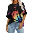 thumbnail image 1 of Weardear Women Oversized T-Shirt Short Sleeve Summer Casual Loose Tee Tops, S-XXL, 1 of 5
