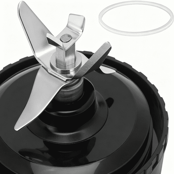 Oudizz Blender Blade Replacement for Ninja, 6 Fin Male Blade with Rubber Gasket, Compatible with Nutri Ninja Auto-IQ BL620C BL660 BL740 BL780 QB3000, Only Fit 16oz Cups, Dishwasher Safe