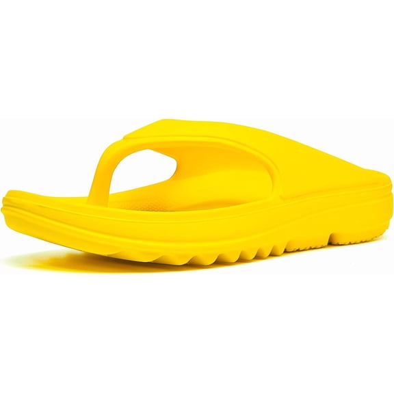 Oudizz Orthopedic Sandals Flip Flops for Women Arch Support Pillow Soft Recovery Thong Sandals Spa Summer Beach Cloud Slides