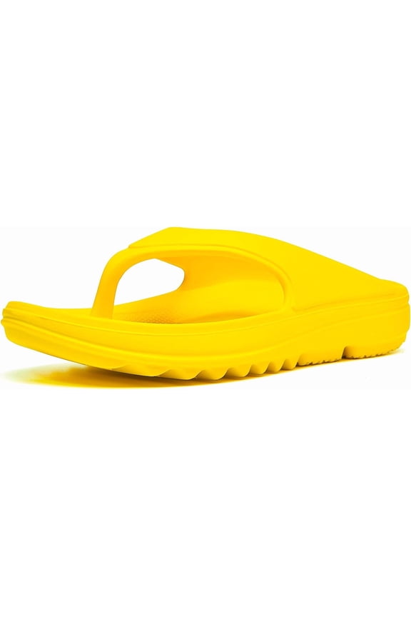 Oudizz Orthopedic Sandals Flip Flops for Women Arch Support Pillow Soft Recovery Thong Sandals Spa Summer Beach Cloud Slides