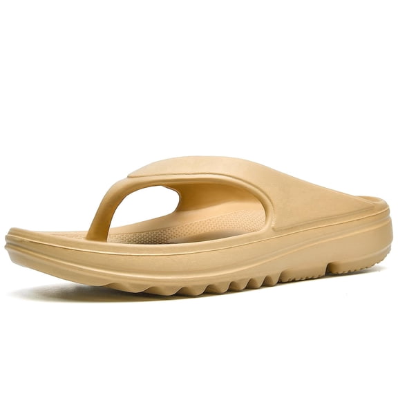 Oudizz Orthopedic Sandals Flip Flops for Women Arch Support Pillow Soft Recovery Thong Sandals Spa Summer Beach Cloud Slides