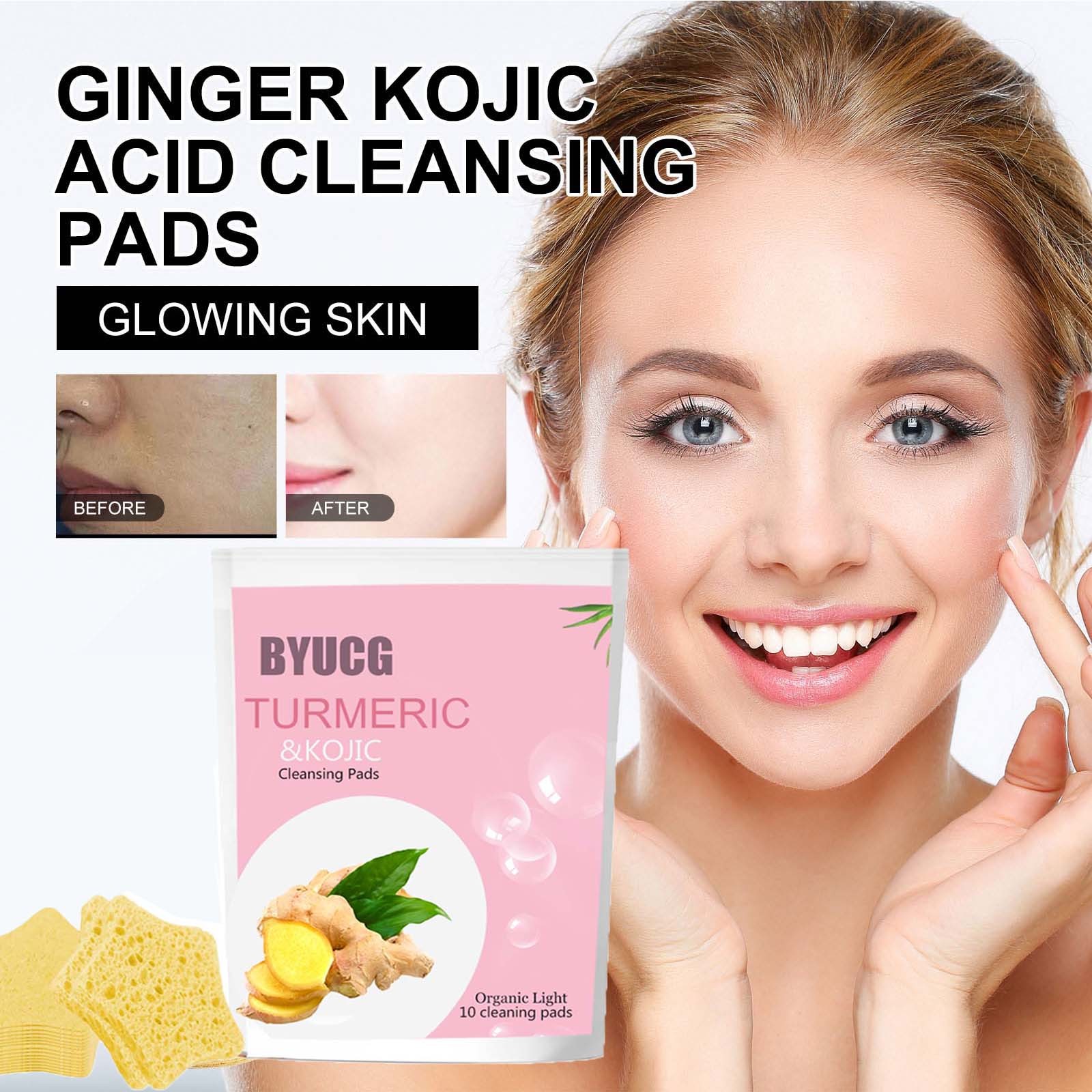 OugPiStiyk Face Masks Beauty Turmeric Cleanssing Pads for Face Body