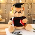 thumbnail image 1 of OugPiStiyk Graduation Bear, Personalized 2025 Graduation Teddy Bear with Glasses, Grad Cap, Diploma and Props, 7 Inch Animal Plush Bear for Graduation Gift, Table Shelf Home Decor (Khaki), 1 of 6