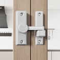 thumbnail image 1 of OugPiStiyk Sliding Door Lock - Flip Latch Lock 90/180 Degree Left/Right-Opening Sliding/Swinging Door Lock, Adjustable Lock for Home Security Gate Barn Garage Garden Fence Shed Window French Door, 1 of 7