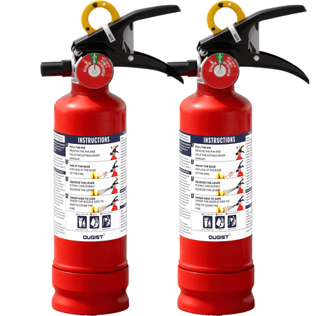 Ougist Fire Extinguisher for Home, ABC 2.5 lb, 1-A:10-B:C, Quick-Release Handle