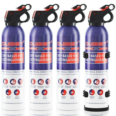 Ougist Dry Stop Fire Extinguisher Spray - 4 Pack 600g Quick-Acting Powder