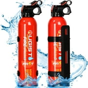 Ougist Special Water-Based Fire Extinguisher 2PCS /Set With Brackets Prevents Combustibles From Burning Again
