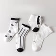 thumbnail image 1 of Ougyinr 1-12 Years Girls Socks Toddlers Ruffle Socks Girl's Dress Socks Baby Summer Socks Solid Socks 4 Pack for Baby Kids, 1 of 9