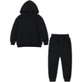 thumbnail image 1 of Ougyinr  Boys Girls 2Pcs Fleece Sweatsuit Set Pullover Hoodie Tracksuit for Toddler Kids Sweatshirt + Pants Teen Outfits Set for 24M-13Y, 1 of 1
