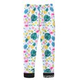 thumbnail image 1 of Ougyinr Girls Printed Fleece Lined Leggings for Kids Toddler Baby Thick Thermal Tights Warm Ankle Length Pants Winter Clothes for 12M-8T, 1 of 9
