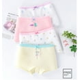thumbnail image 1 of Ougyinr Kids Girls Boxer Briefs Shorts Toddler Cotton Underwear Soft Underwear Girls Boyshort Panties 3-11 Years (4 Pack/2 Pack), 1 of 9